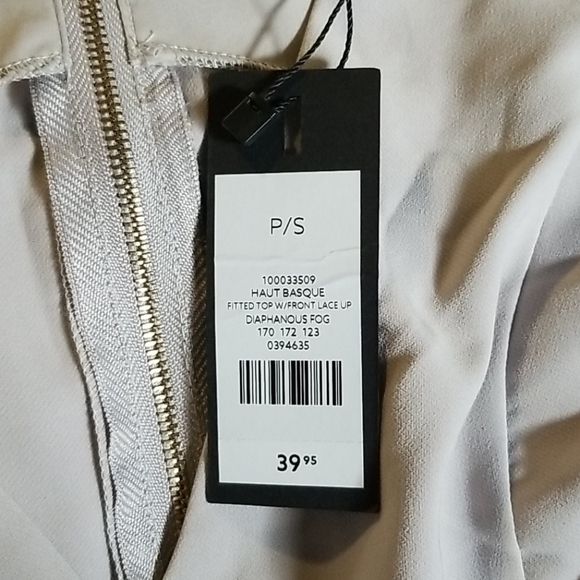 Nude dressy shirt - Picture 3 of 3